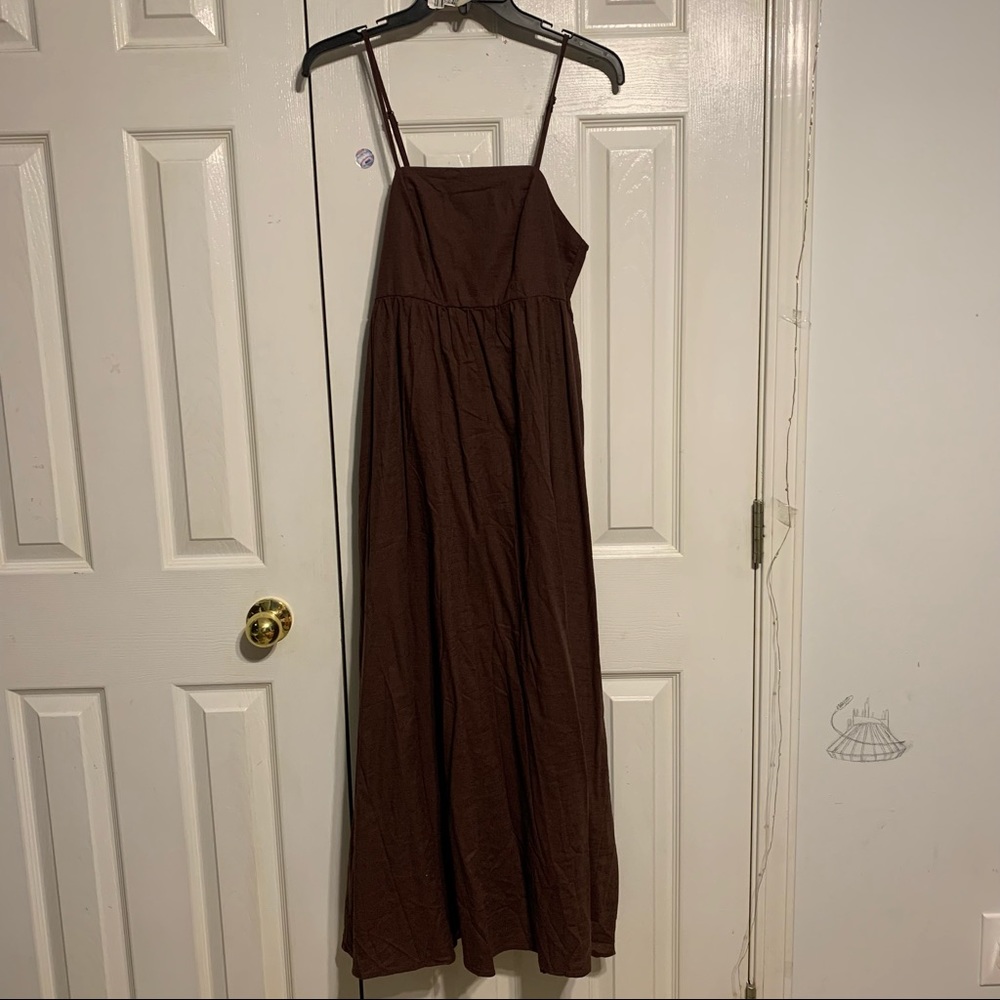 Linen Maxi Dress